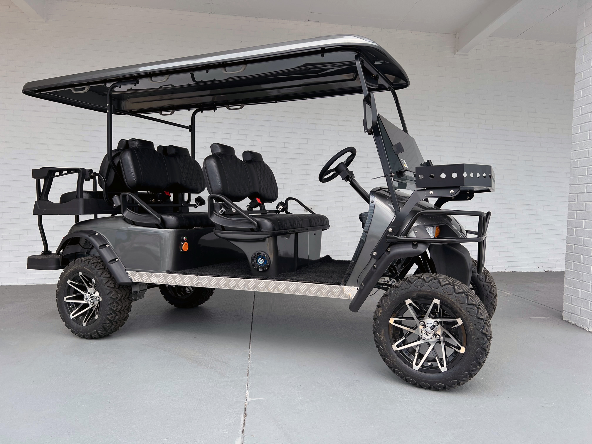 Black Renegade Elite Golf Cart Limo